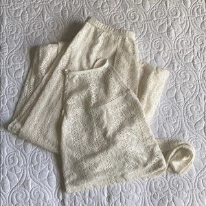 Hollister Lace Cropped Tank and Maxi Skirt Set